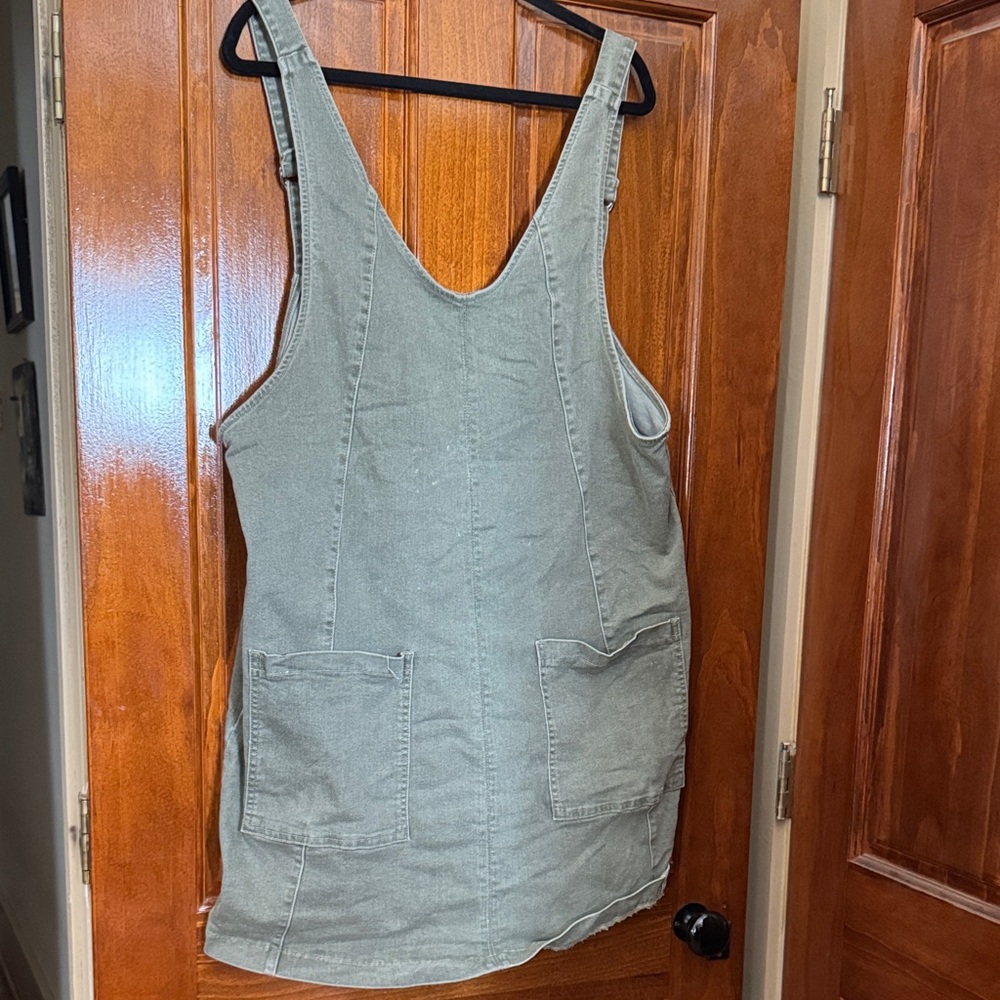 Casual Gray Denim Dress